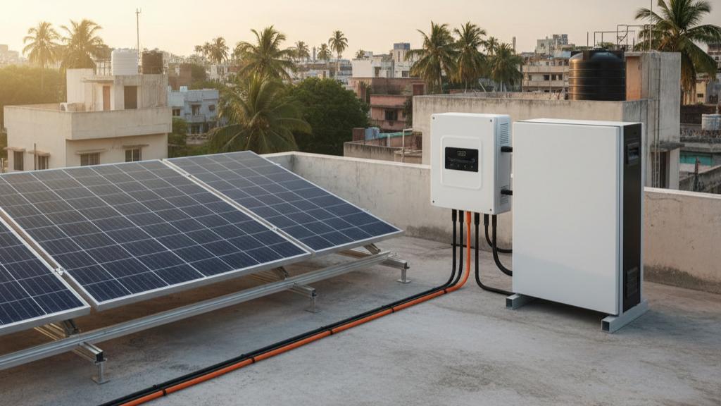 roof top solar panel installation